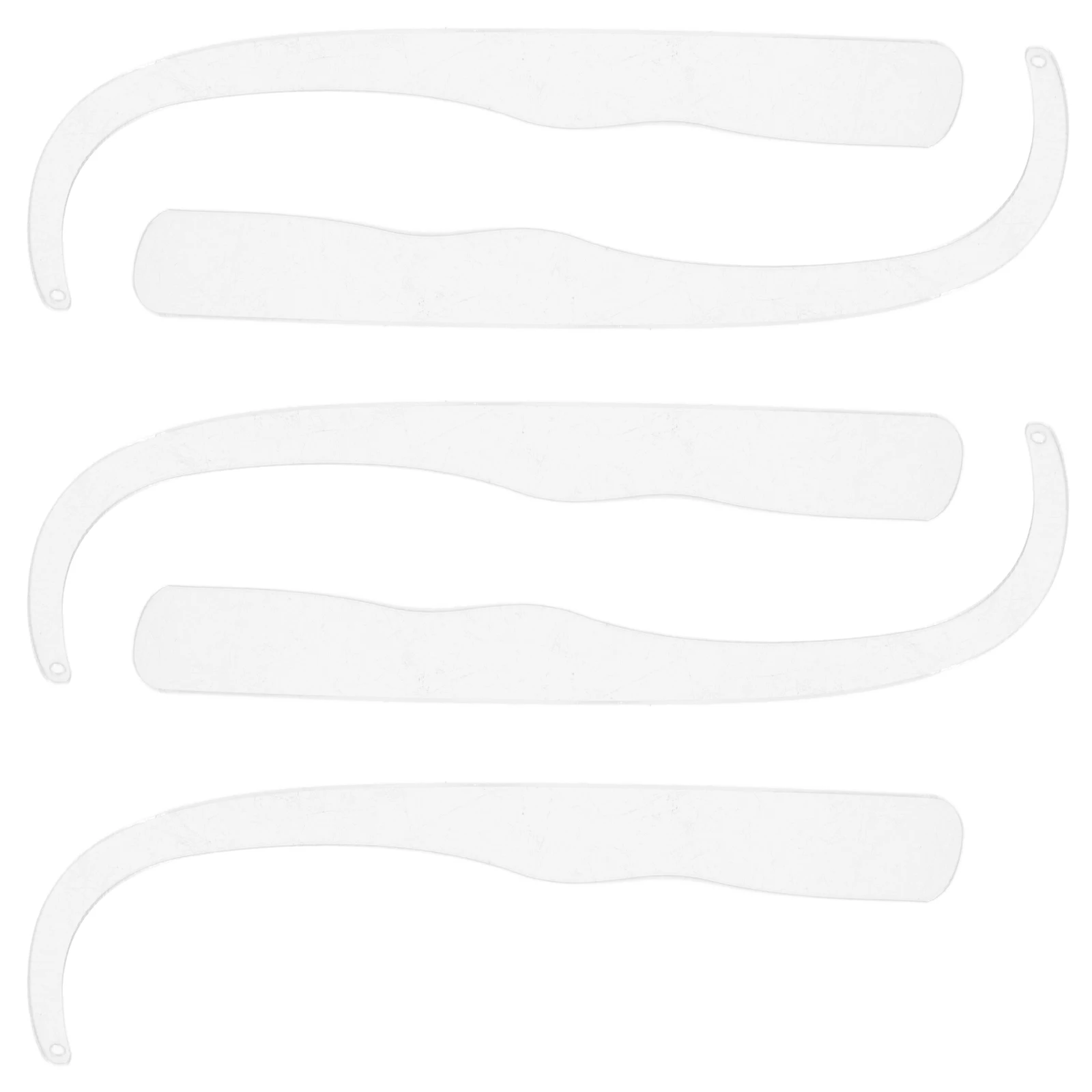

5 Pcs Earring Display Strips Acrylic Rods Jewelry Findings Tools Clear Storage St Lightweight Practical