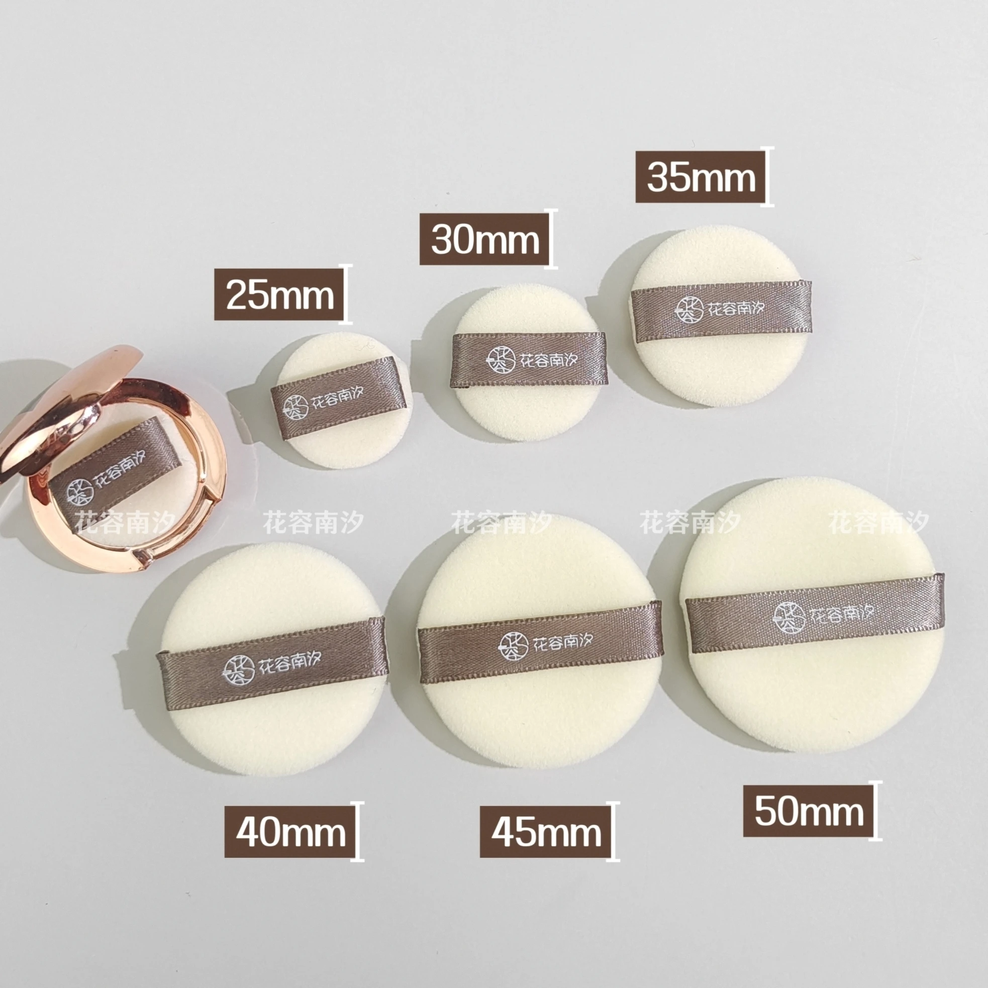 

Small Flocking Mini Replacement Puff Loose Powder Foundation Puff