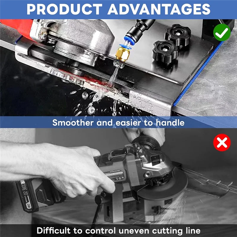 B97A-suporte para moedor de ângulo, ferramenta de chanfradura de telha de 45 graus para suporte de moedor de ângulo tipo 100