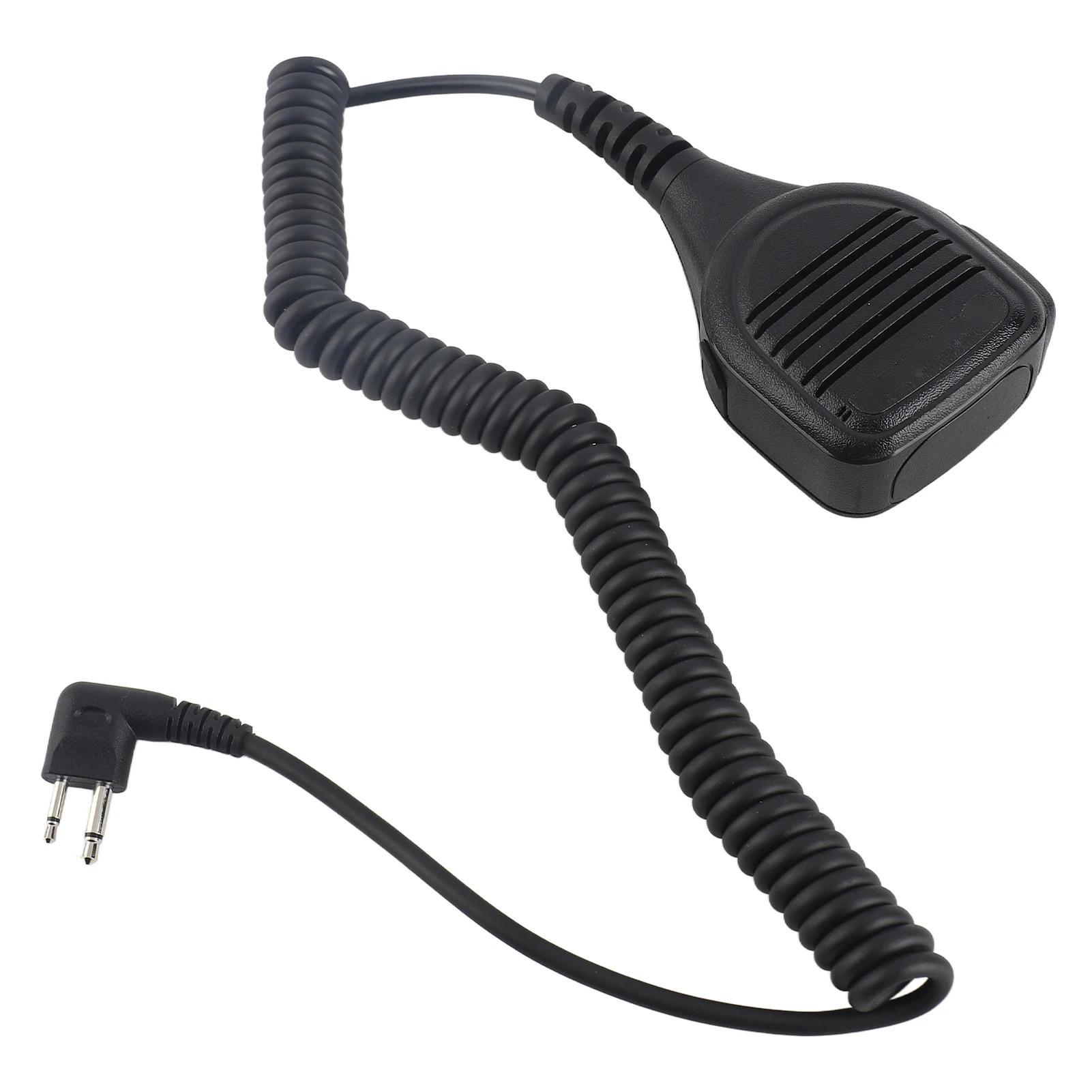 Handmicrofoon Handheld luidsprekermicrofoon 3,5 mm hoofdtelefoonaansluiting Luidsprekermicrofoon Talkie Radio Handmicrofoon met stalen riemclip Handmicrofoon