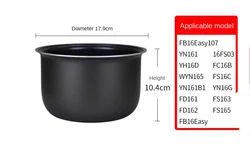 2L mini rice cooker inner pot accessories