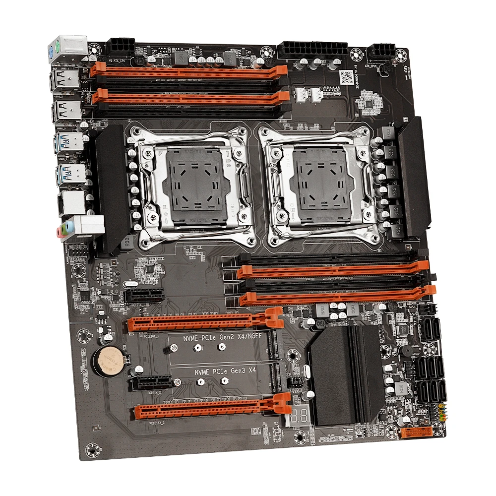 

SOYO X99 dual cpu motherboard lga 2011 v3 2011-3 xeon 8 x DDR4 memory which dual channel pci-e sata 3 dual m.2 nvme support e5 s