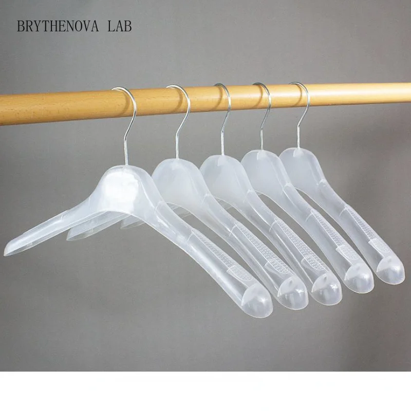 Japanese Simplicity Hangers Wide Shoulder Anti Slip Adult Suits Shops Wardrobe Hanging Clothes Rack Dress Pants Support Shelf