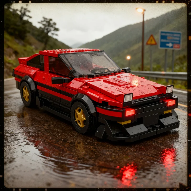 

314pcs MOC Toyota GT Apex red City Champions Model Christmas gift Building toys blocks Architecture Assemble creative Brick Kids