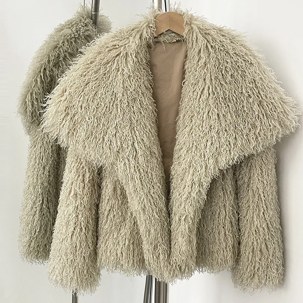 Fur Coat Eco-friendly Faux Fur Coats Novelties in Coats & Jackets High Quality Women's Clothing Fashion Winter Woman 2025 Luxury