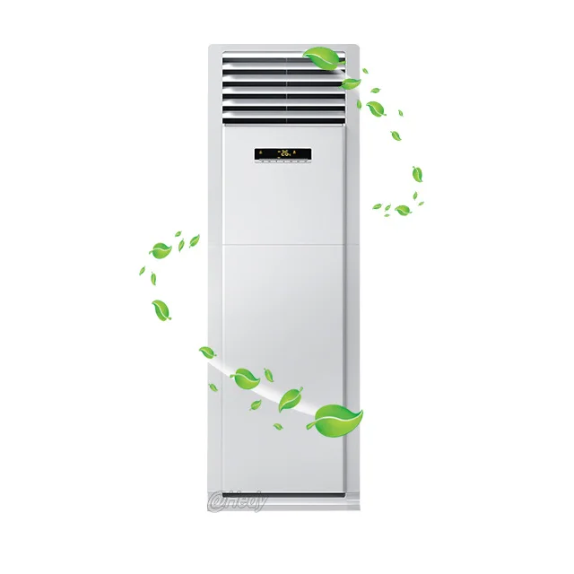 2025 مكيف هواء عمودي موفر للطاقة على الأرض - 12000/18000/24000 وحدة حرارية بريطانية مع تبريد هادئ وتدفئة