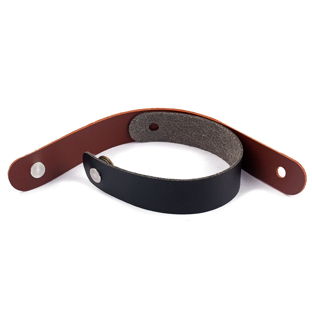 

2 PCS Headband Strap Guitar Straps Earth Tones Acoustic Headstock Tie Button