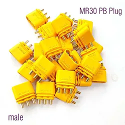 10 / 50Pair Amass  XT30 XT30U MR30 MR30PB Plug Male Female Bullet Connector Gold Plated Banana Plug for RC Drone Accessories