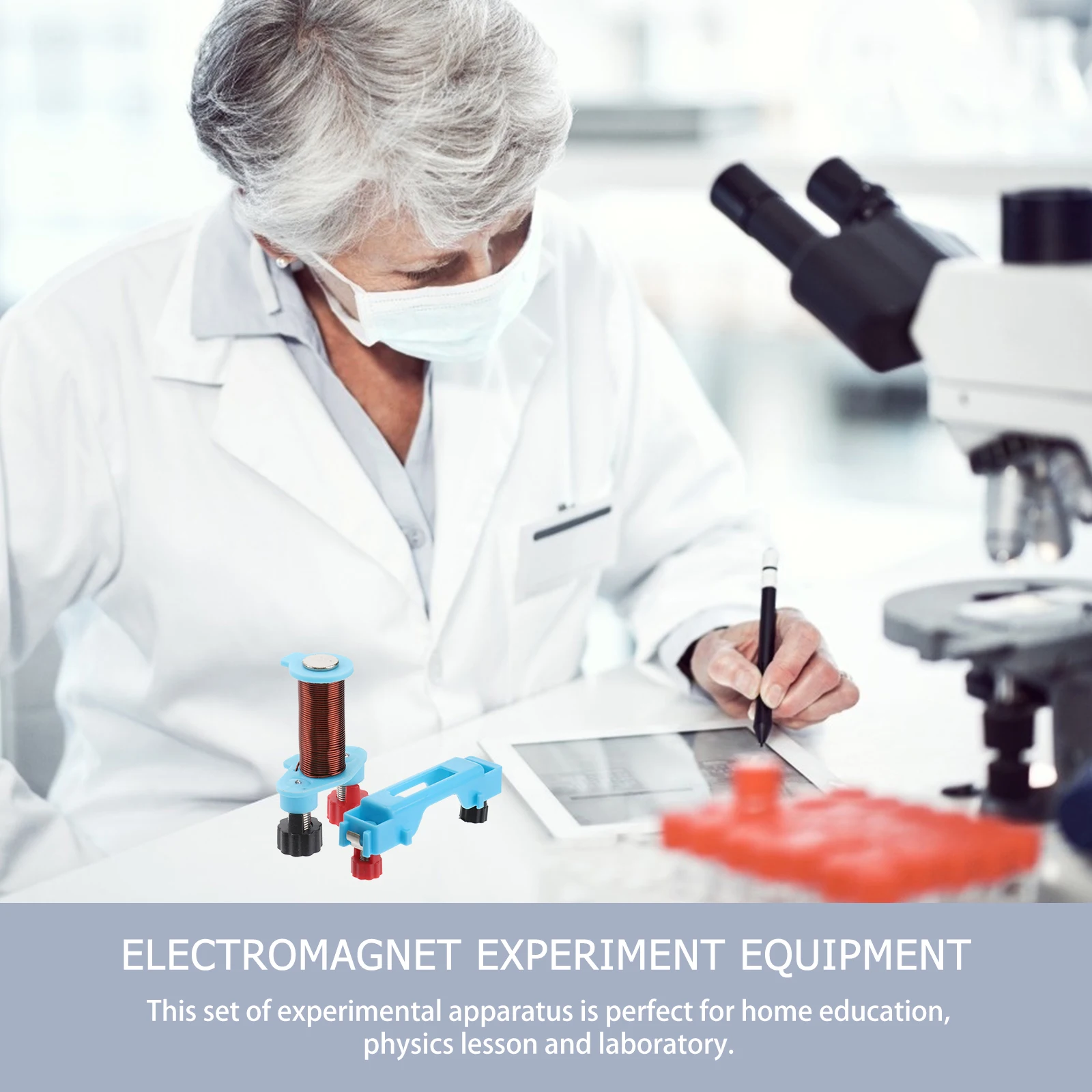 

2 set 2 Sets Experiment Apparatus Physics Teaching Tool For Home Education Laboratory School Science Kit Self-Made Electromagnet