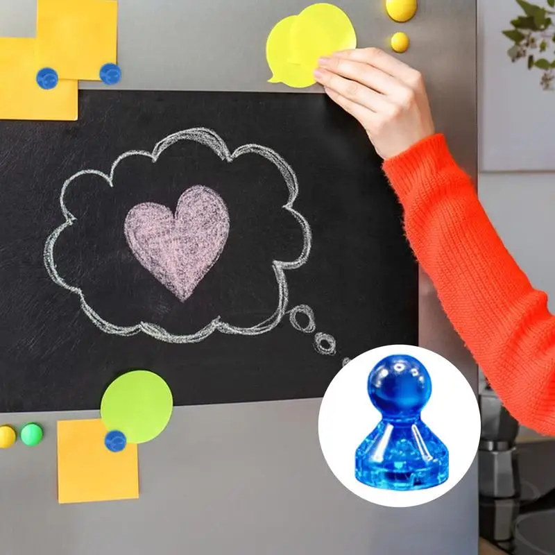 หมุดแม่เหล็กกด10ชิ้นแม่เหล็กขนาดเล็กสำหรับล็อกเกอร์แม่เหล็กติดตู้เย็นแม่เหล็กใช้ตกแต่งห้องเรียน