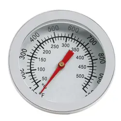 50~500 Celsius Degree Steel Barbecue Thermometer BBQ Smoker Grill Thermometer Temperature Gauge Oven Thermometer