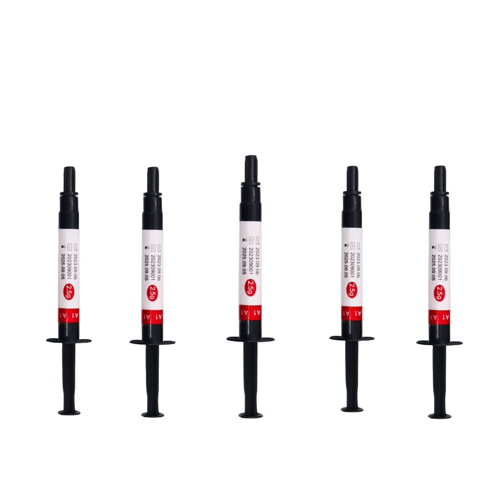 5PCS Flowability Resin Dentistry Material Flowable A2 A3 Colors Choice Biocompatibility Restoration Dental Clinical Application