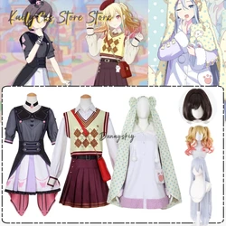 PJSK Neo Cosplay Anime Shinonome Ena Costume Tenma Saki Uniform Bag Yoisaki Kanade Outfit Set Party Sing Clothing for Women
