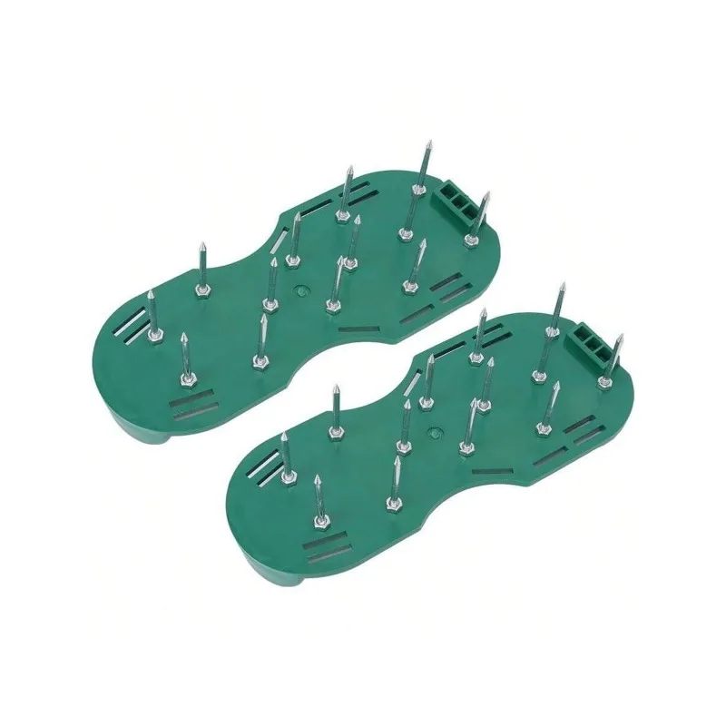 1Pair,Garden Scarifier Shoes, Grass Nail Shoes, Lawn Inflatable Scarifier Shoes, Self-Leveling Epoxy Gardening Tools