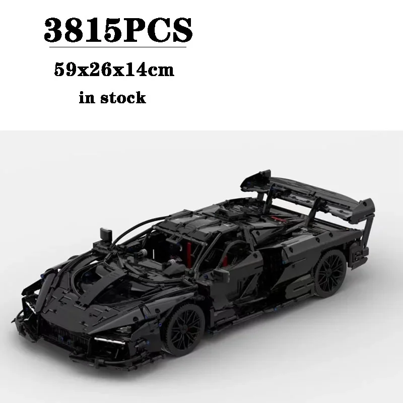 Building Block MOC - Sports Car Racing Car Construction Splicing Model Ornaments 3815PCS regali di compleanno per bambini giocattolo di natale