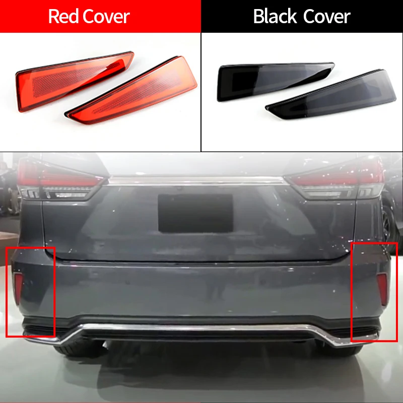 

For Lexus 2016-2020 RX350,2018-2020 RX350L,2016-2020 RX450h,18-19 RX450hL OEM#81920408050 LED Rear Bumper Reflector Brake Lights