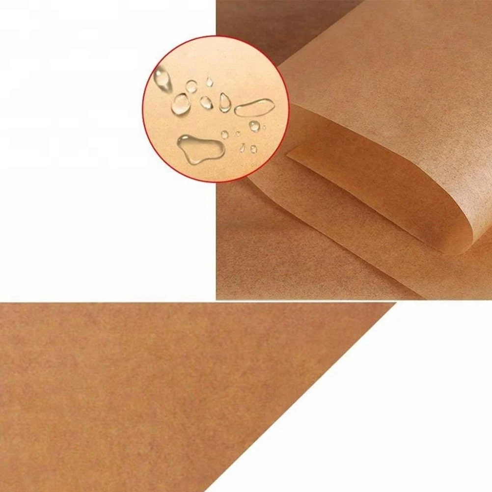 

100 Pcs Baking Silicone Paper Liner Parchment for Wrap Pans Unbleached Non Stick