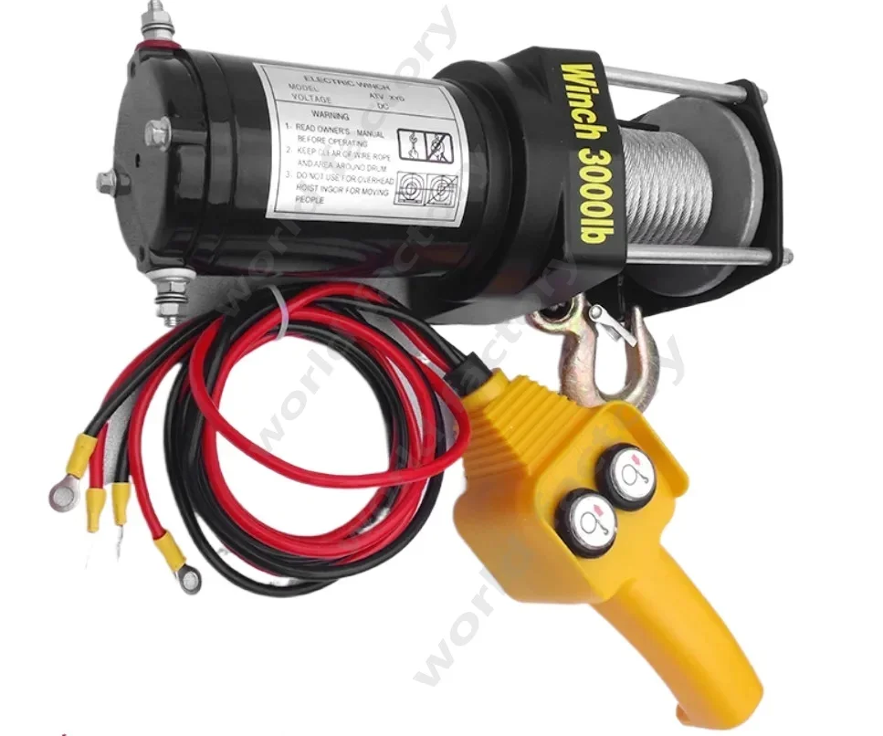 Car Electric Winch 12v24v Car Small Crane Car Self Rescue Electric Winch Traction Lifting