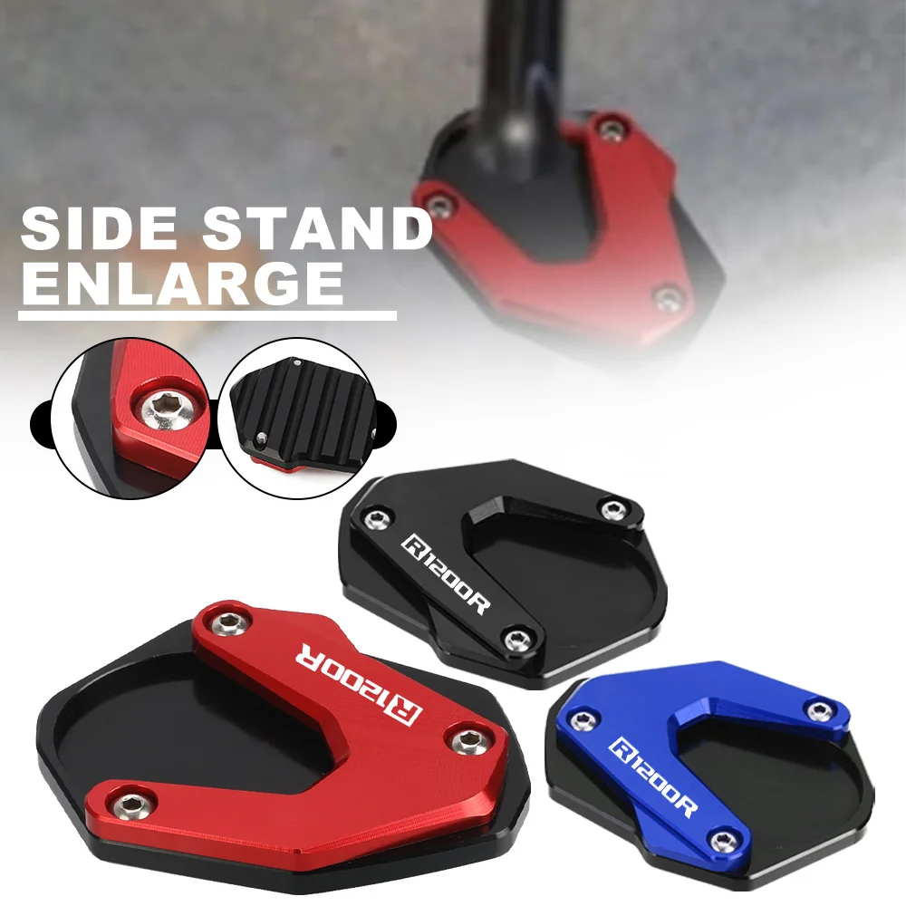 

Motorcycle For BMW R1200RT R1200 RT R 1200RT Foot Side Stand Enlarger Plate Kickstand Enlarge Extension 2004-2013 2012 2011 2010
