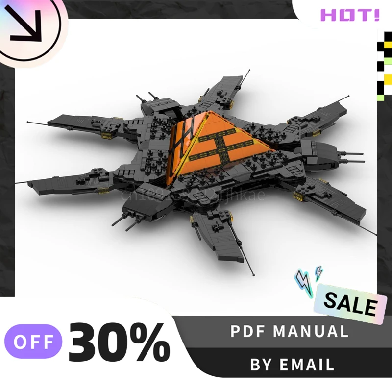 [2175 ชิ้น] ชุดตัวต่อสร้างสรรค์ MOC ยานแม่พิทักษ์ของอโปฟิส ของเล่น STEM ชุดประกอบแบบ DIY ของขวัญวันเกิด