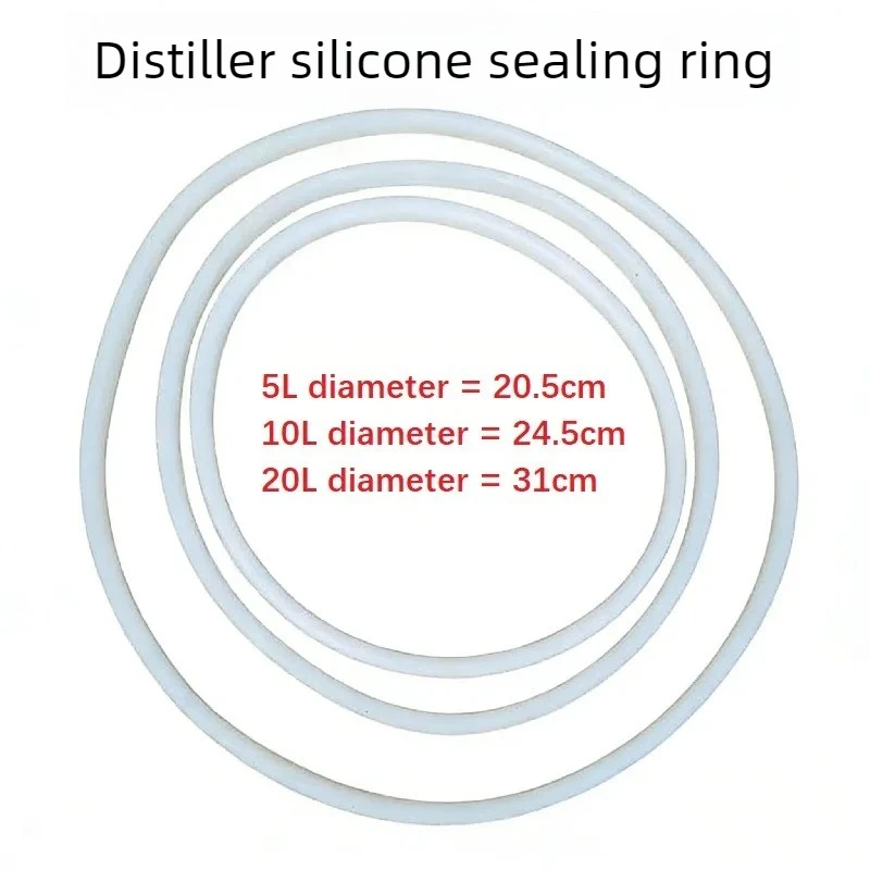 Silicone Sealing Ring Accessories for YAZD-5L 10L 20L Stainless Steel Electric Water Distiller