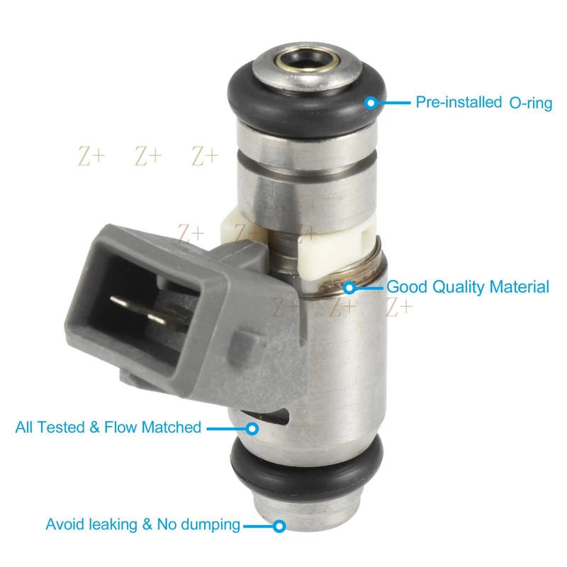 Z+  2X Fuel Injectors IWP162 For Harley-Davidson Dyna Softail Aprilia Shiver Ducati