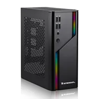 Mini ITX HTPC Desktop Case 5V ARGB Front Panel 4 USB Ports Supports 1U Power Supply Compact Design for ITX Motherboard Server 6