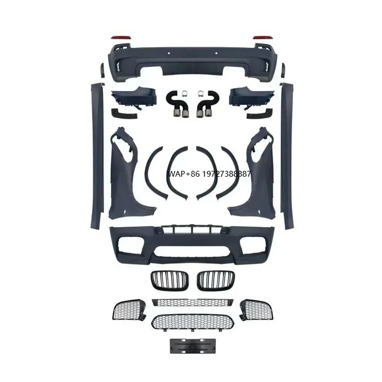 

X5 E70 2008-2013 New Condition High Quality X5M Style Body Kit with Front and Back Bumper Grille Side Skirt Fenders