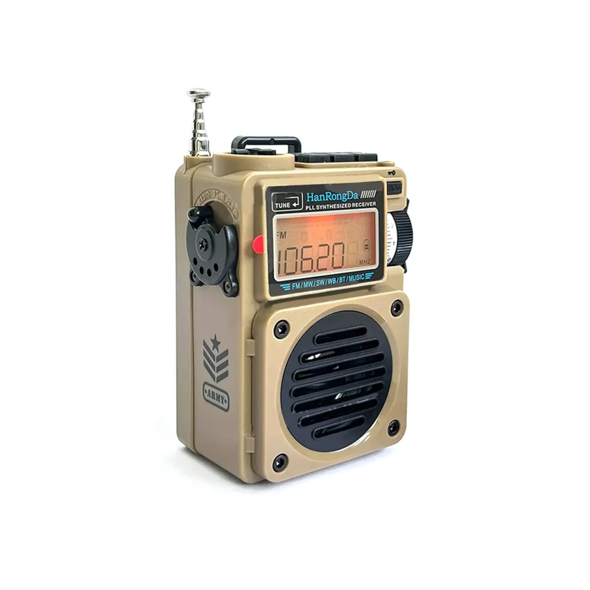 Y1310A*☀▃ Radio Mini Pocket FM AM MW SW Full Band Receiver LCD Screen Music Player Support Bluetooth MP3 TF-Card Loudspeaker - view 3