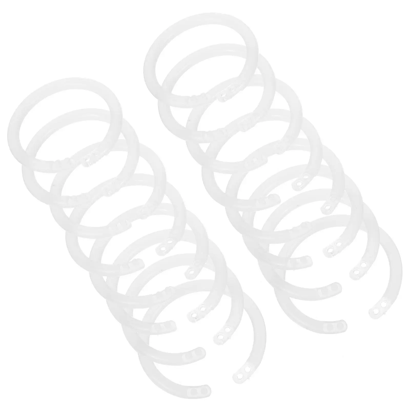 

4 коробки маленьких кольцевых пружин для переплета, устойчивых к деформации, для отрывных календарей, заметок и карточек, кольцевые пружины для книг