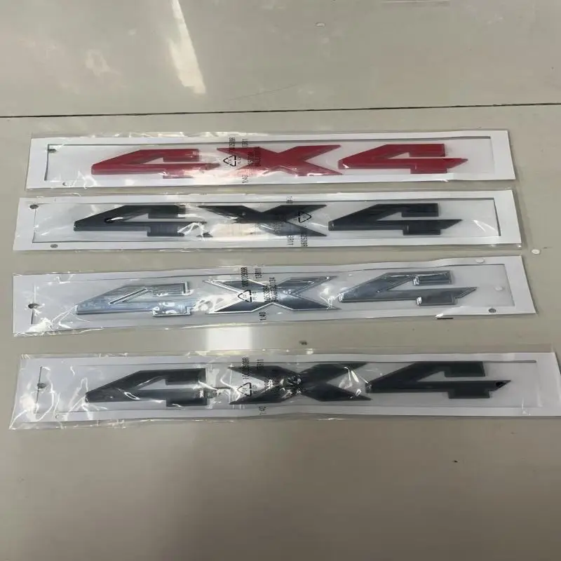 2 قطعة شارة شعار كروم 4x4 ثلاثية الأبعاد 4x4 شعار لوحة ملصق متوافق مع رسالة مسطحة 1500 2500 3500 #3