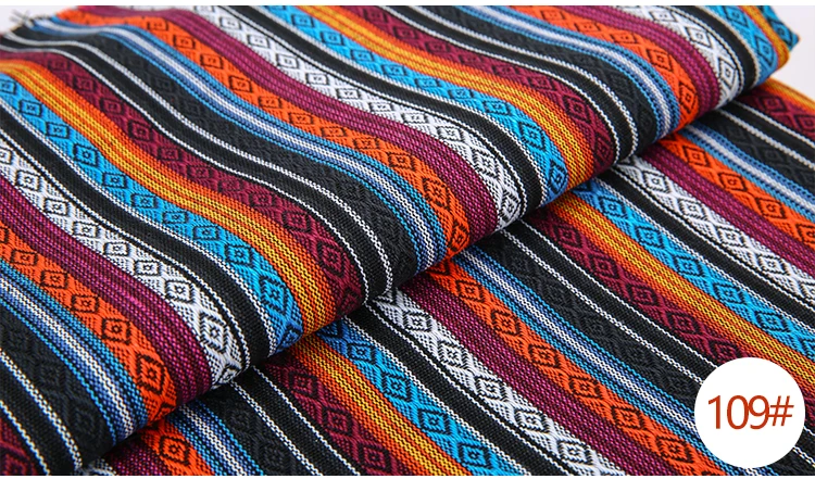 Teramila Baumwoll-Leinen-Stoff im Ethno-Stil für Hotel- und Bar-Tischdecken, Kissen, Sofabezüge, Textil-Patchwork, Vorhänge und Dekorationsmaterialien – Detail 34