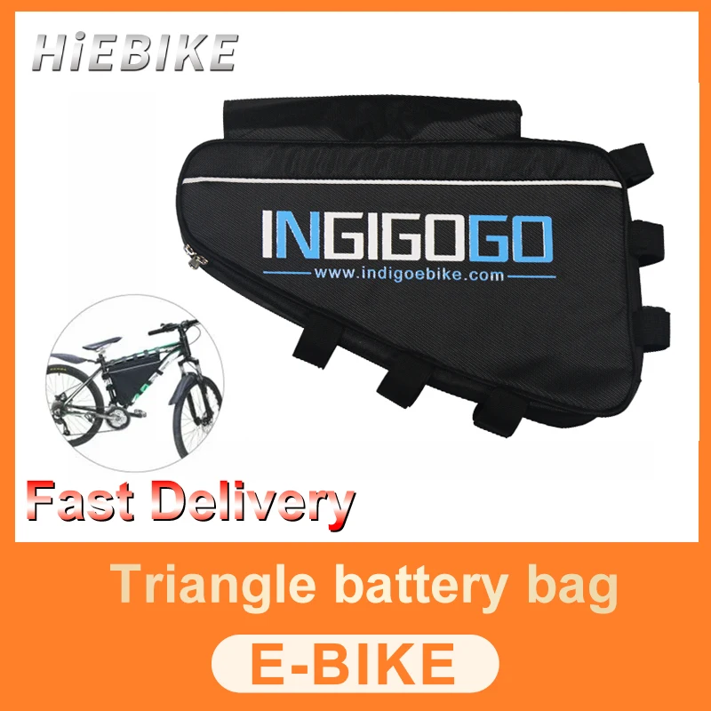 E-BIKE Electric Triangle Battery Bag Waterproof Cycling Accessorie Pack Converted MTB Road Bike Tube Frame Case Storage Bike Bag