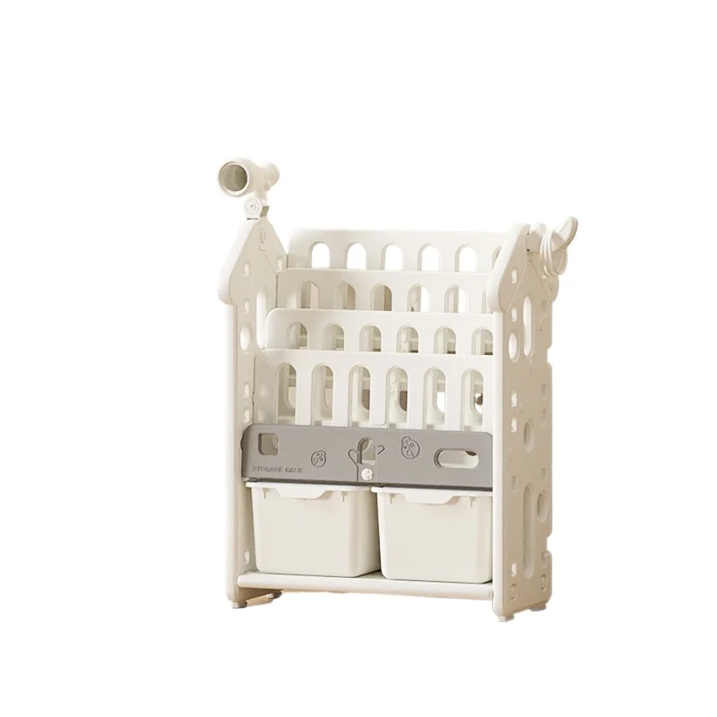 

Children's storage rack Large capacity baby toy rack Organizing locker Bookshelf Picture book rack