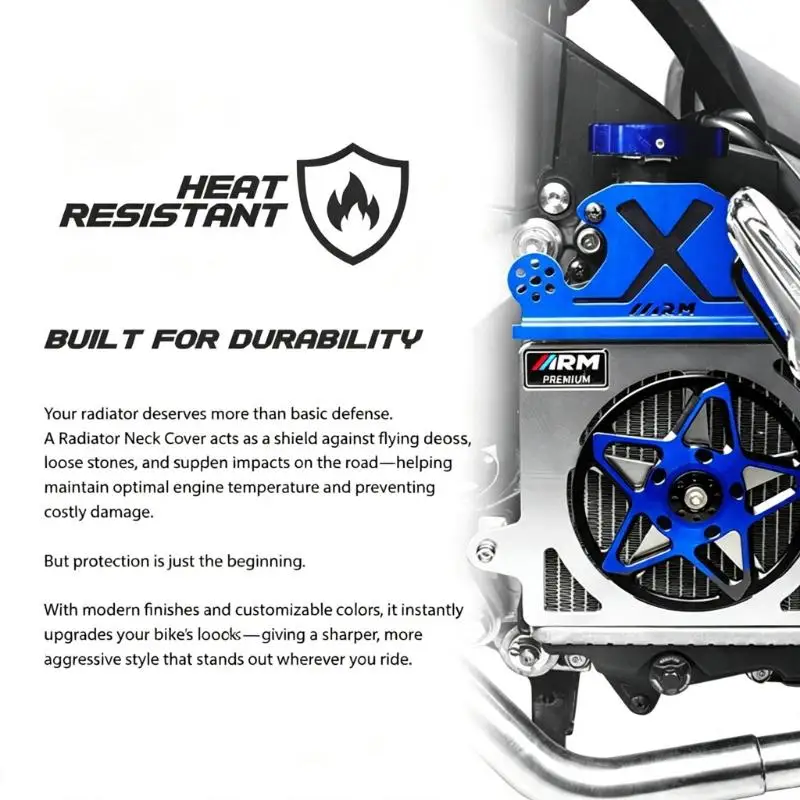 X-Cut Radiator Neck Cover Full CNC Aluminum For Click 125i 150i ADV PCX 150