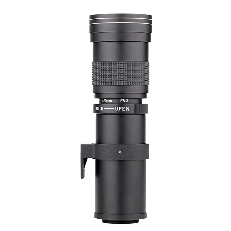 

420-800Mm F8.3-16 Telephoto Zoom Lens Photography SLR Camera Lens Suitable For Nikon Cameras D7500 D7200 D7100 D750