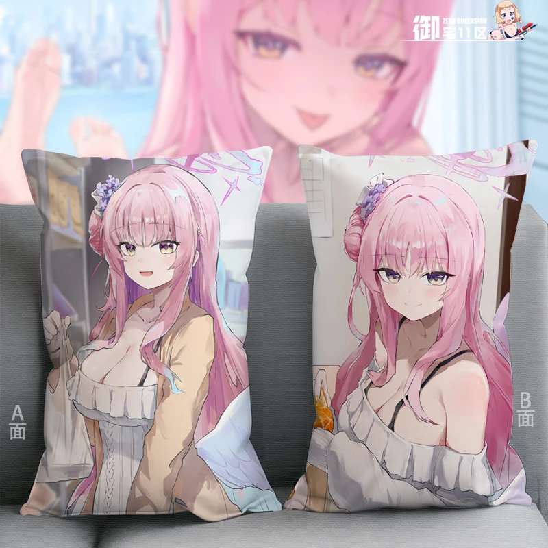 

Anime Blue Archive- Misono Mika Half-Length Sexy Small Pillow Otaku Cushion Character Bed Linings Collection Toys