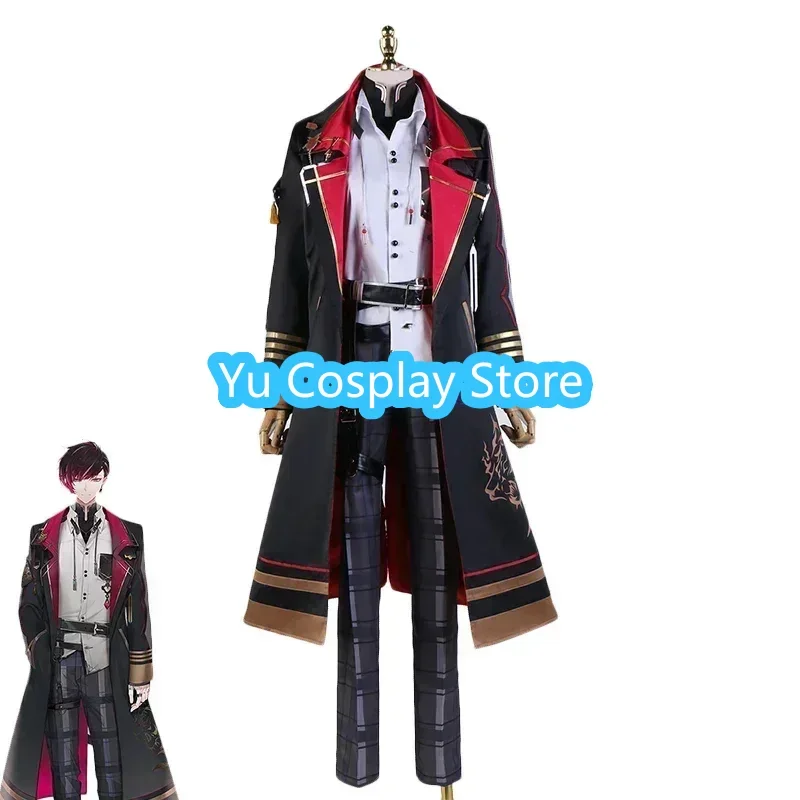 Ver Vermillion Cosplay Costume XSOLEIL Vtuber Cosplay Party Suit Halloween Uniforms Anime Clothing Custom Made