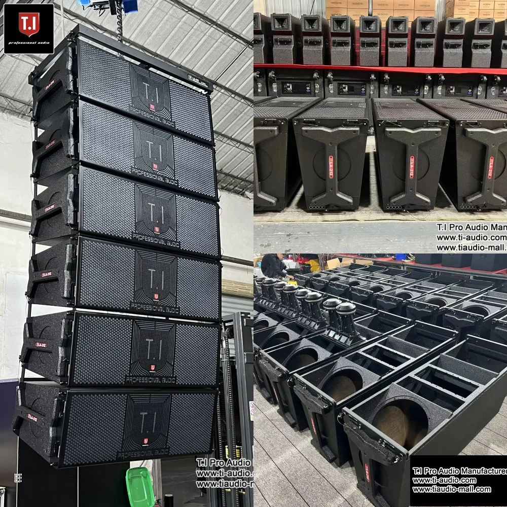 Midbass LA-212 Dual 12 Inch 2000W RMS Three Way Outdoor Stage Speaker System
