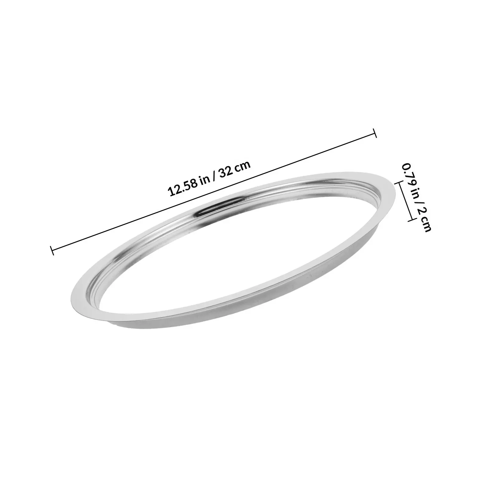Round Stainless Steel Hot Pot Table Ring for Induction Stove Top Cookware Stabilizer Heat Diffuser Table Protector Kitchen