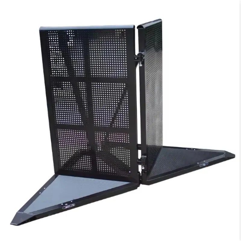 Highway Steel Stage Crowd Control Safety Barrier Soccer Field Protection Aluminum Barrier Tradeshow Exhibition Equipment