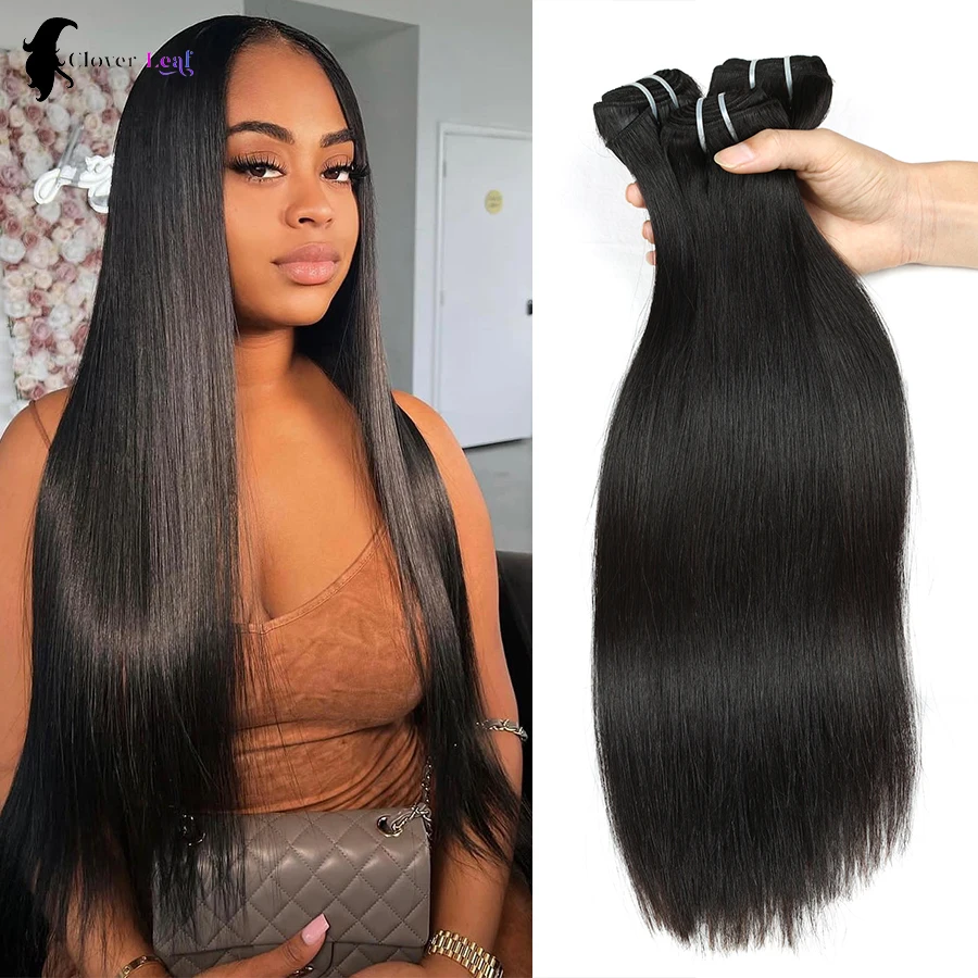 20 22 24 inch 15A Straight Double Drawn Virgin Bundles Human Hair Raw Vietnamese 100% Hair Bundles Human Hair Unprocessed Hair