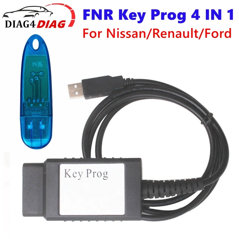 

Key Programmer FNR 4 IN 1 With USB Dongle Vehicle Programming FNR Key Prog 4 IN 1 For Nissan/Renault/Ford No Need Pin Code