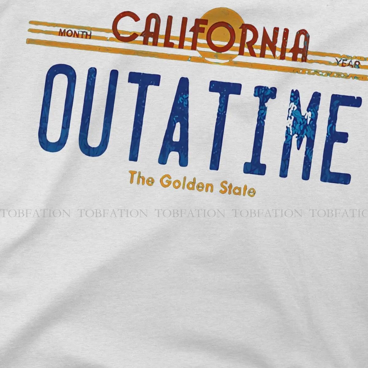 Outatime Unique TShirt Back to the Future Film 100% Cotton New Design Graphic  T Shirt Short Sleeve Ofertas