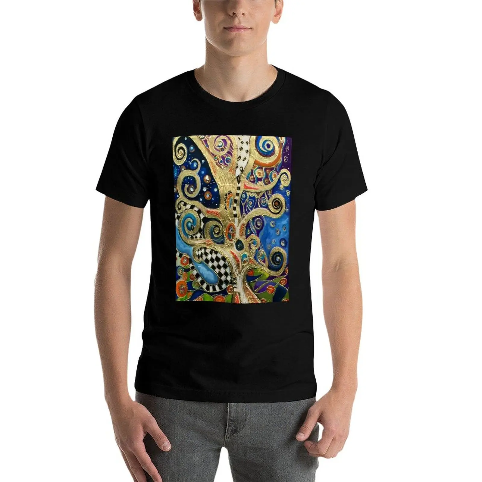 

The Changing Seasons of Klimt T-Shirt man graphic t shirt man t shirts for men casual funny t shirts man T-Shirt