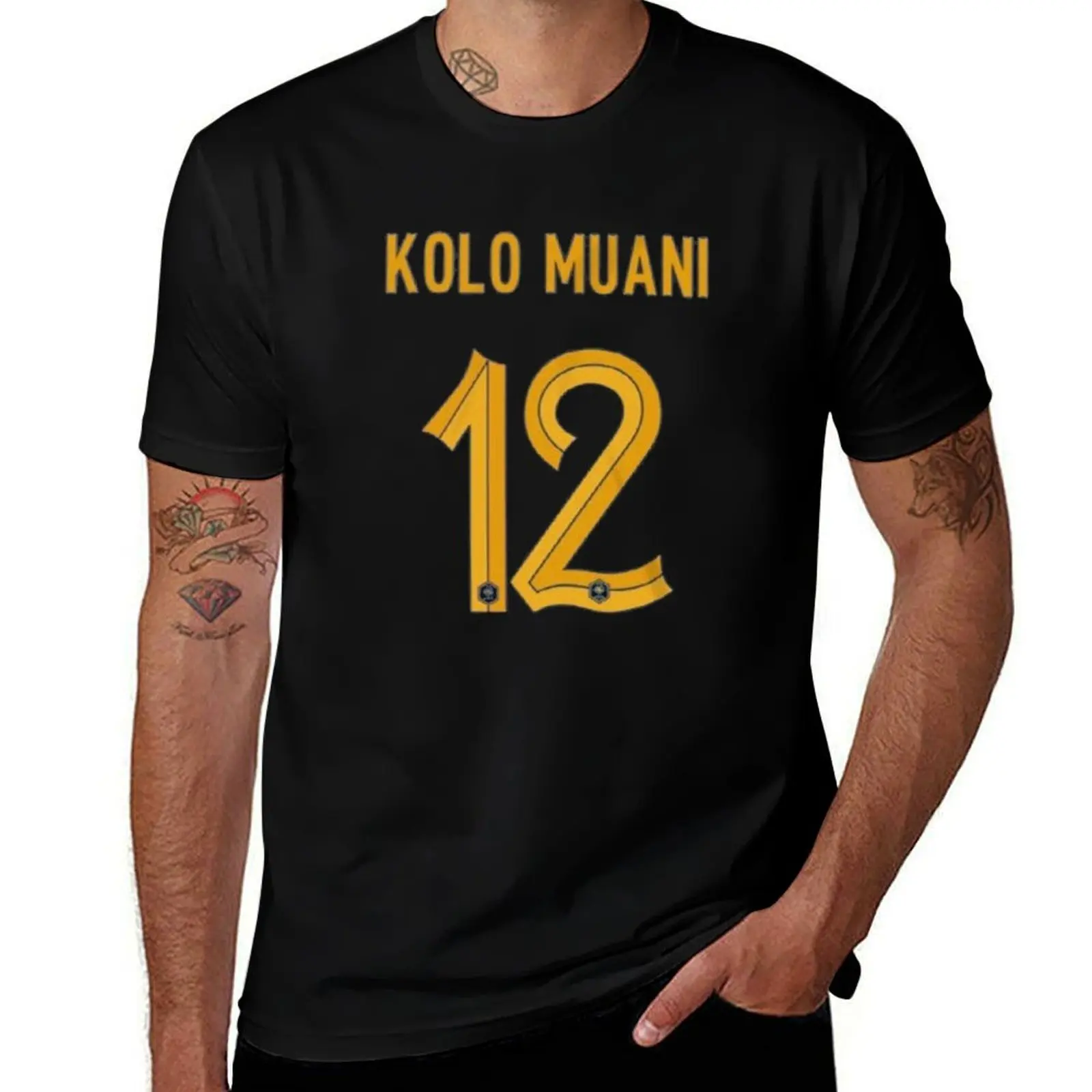 

Randal Kolo Muani T-Shirt t shirts with prints t shirts for man pack cotton T-Shirt