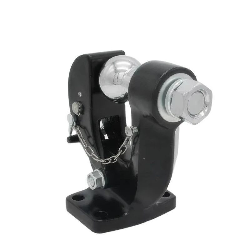 New Heavy Duty Steel Sprayed Powder Coated Pintle Hitch Hook Trailer Towing Hook With Hitch Ball