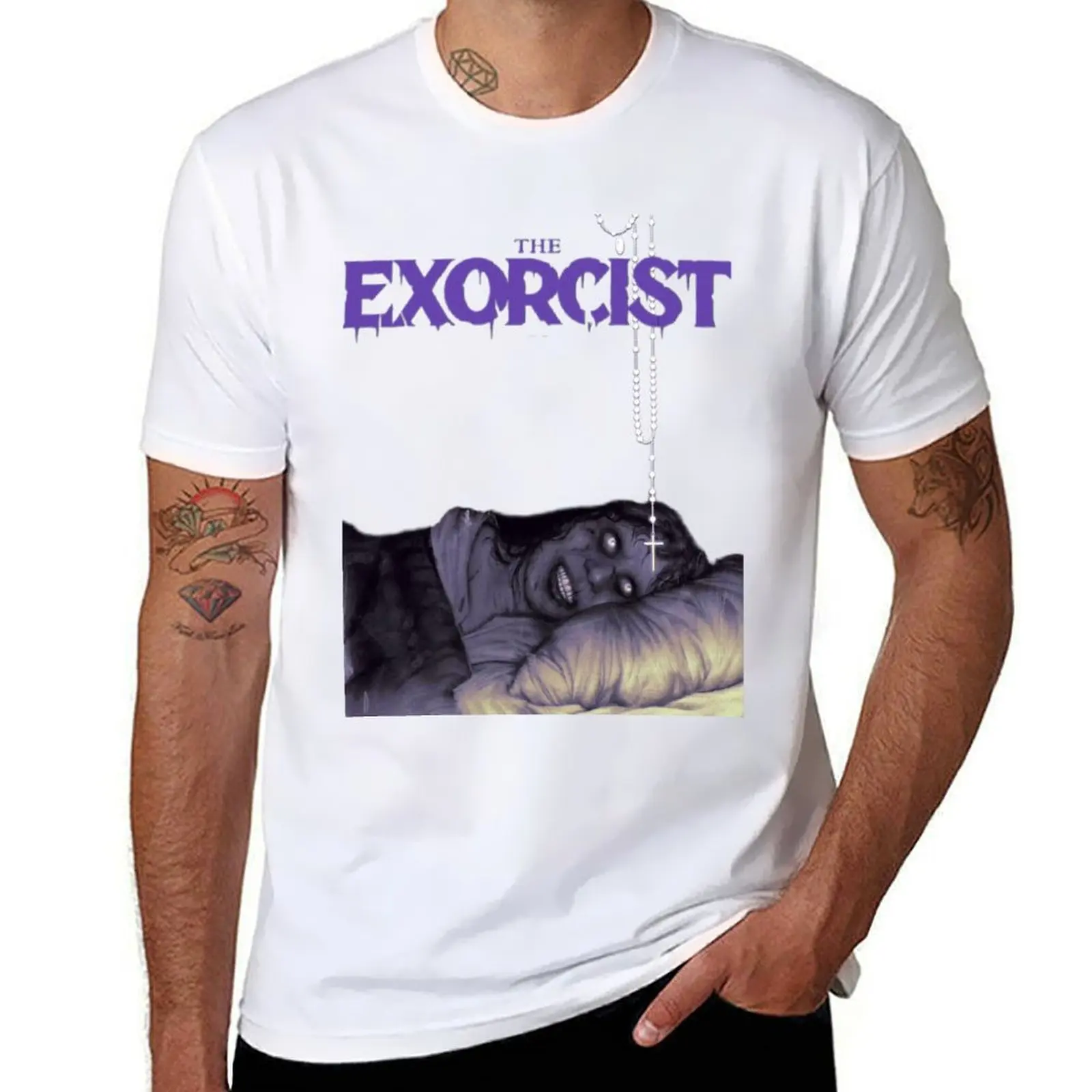 

The Exorcist T-Shirt cotton t shirts high quality funny t shirts man T-Shirt