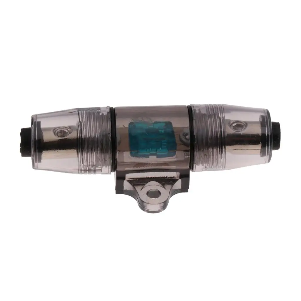 Mini Motorcycle Car Fuse Holder Audio Amplifier Blade Fuse Block Box for Vehicle Subwoofer Installation