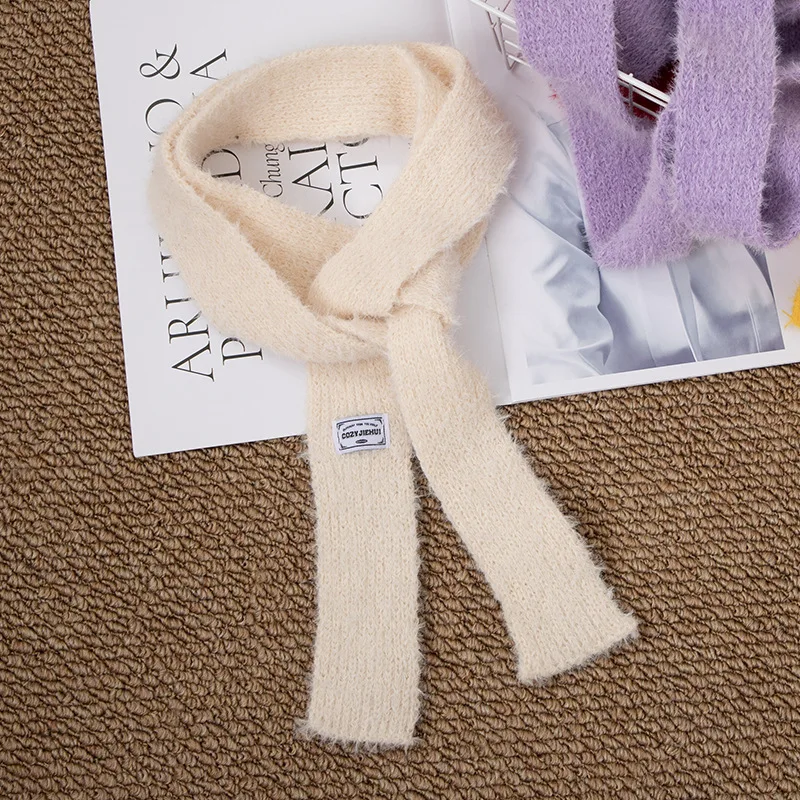 

Универсальный декоративный шарф, полосатый плюшевый шарф для экспертного мастерства, модный аксессуар, мягкий шарф для подарка друзей, бизнеса